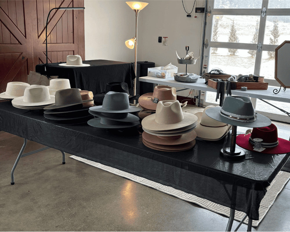 Hat Bar Set Up at Event Resized