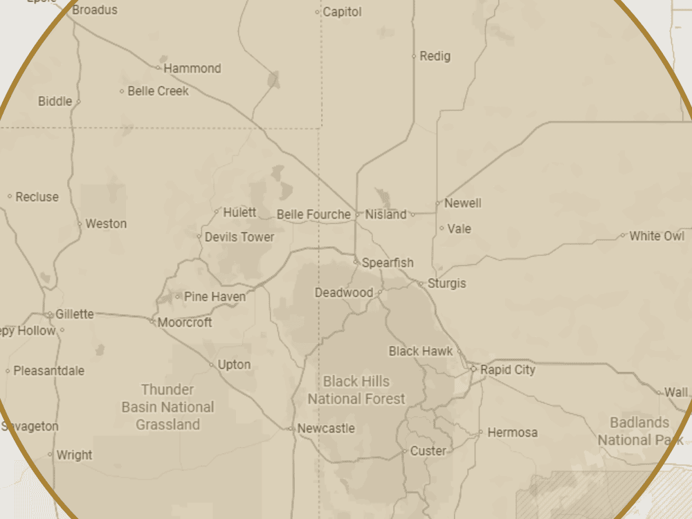 expanded radius map